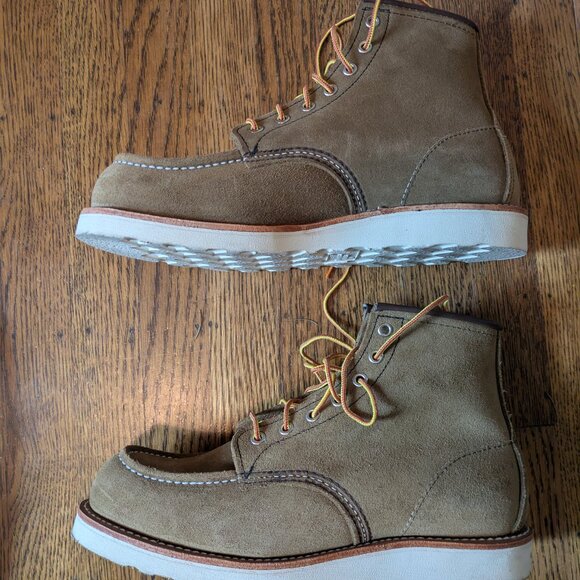 Red Wing Heritage Classic Moc Men's 6 Inch Boot in Olive Mohave Leather - Picture 6 of 6